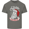Only Santa Can Judge Me Funny Christmas Mens Cotton T-Shirt Tee Top Charcoal