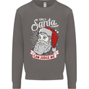 Only Santa Can Judge Me Funny Christmas Mens Sweatshirt Jumper Charcoal