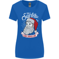 Only Santa Can Judge Me Funny Christmas Womens Wider Cut T-Shirt Royal Blue