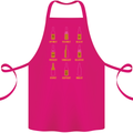 Optimism Pessimism Beer Alcohol Funny Cotton Apron 100% Organic Pink