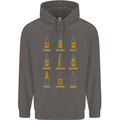 Optimism Pessimism Beer Alcohol Funny Mens 80% Cotton Hoodie Charcoal