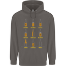 Optimism Pessimism Beer Alcohol Funny Mens 80% Cotton Hoodie Charcoal