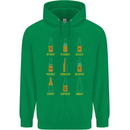 Optimism Pessimism Beer Alcohol Funny Mens 80% Cotton Hoodie Irish Green
