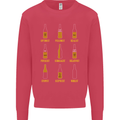 Optimism Pessimism Beer Alcohol Funny Mens Sweatshirt Jumper Heliconia