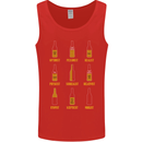 Optimism Pessimism Beer Alcohol Funny Mens Vest Tank Top Red