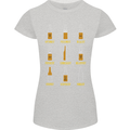 Optimism Pessimism Beer Alcohol Funny Womens Petite Cut T-Shirt Sports Grey
