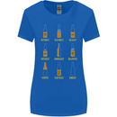 Optimism Pessimism Beer Alcohol Funny Womens Wider Cut T-Shirt Royal Blue