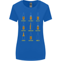 Optimism Pessimism Beer Alcohol Funny Womens Wider Cut T-Shirt Royal Blue
