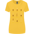 Optimism Pessimism Beer Alcohol Funny Womens Wider Cut T-Shirt Yellow
