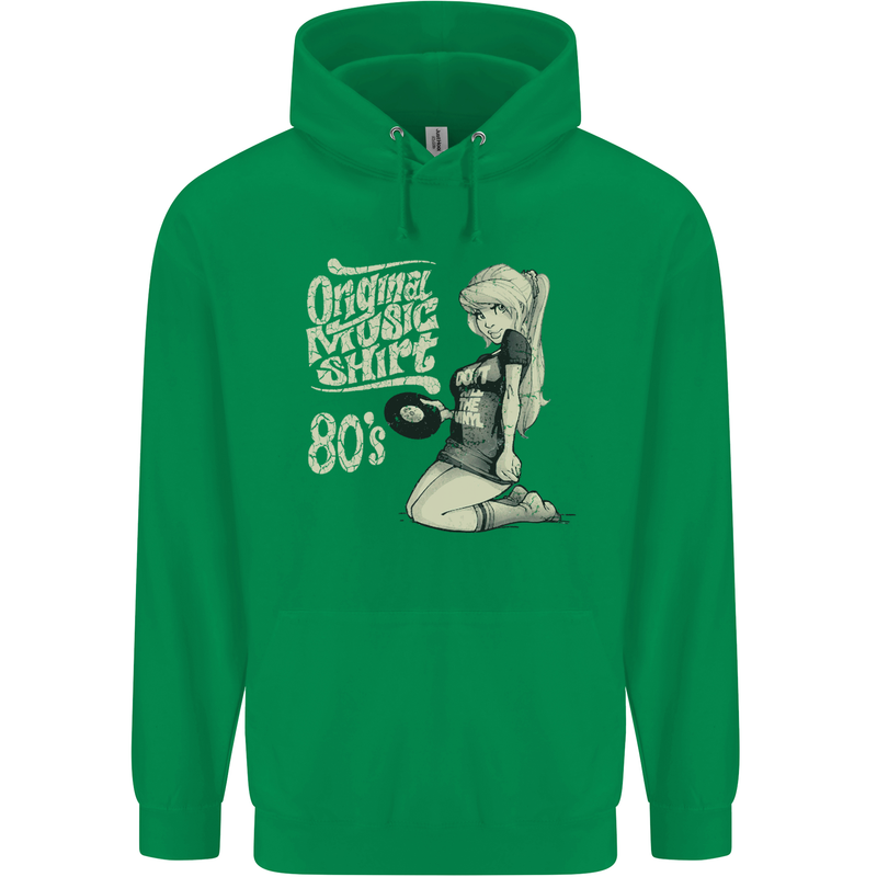 Original Music Shirt DJ Vinyl Turntable Childrens Kids Hoodie Irish Green