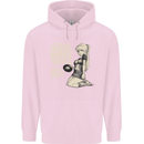 Original Music Shirt DJ Vinyl Turntable Childrens Kids Hoodie Light Pink