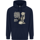 Original Music Shirt DJ Vinyl Turntable Childrens Kids Hoodie Navy Blue