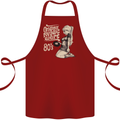 Original Music Shirt DJ Vinyl Turntable Cotton Apron 100% Organic Maroon