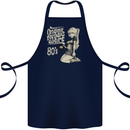 Original Music Shirt DJ Vinyl Turntable Cotton Apron 100% Organic Navy Blue