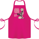Original Music Shirt DJ Vinyl Turntable Cotton Apron 100% Organic Pink