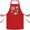 Original Music Shirt DJ Vinyl Turntable Cotton Apron 100% Organic Red