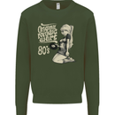 Original Music Shirt DJ Vinyl Turntable Kids Sweatshirt Jumper Forest Green