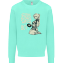 Original Music Shirt DJ Vinyl Turntable Kids Sweatshirt Jumper Peppermint