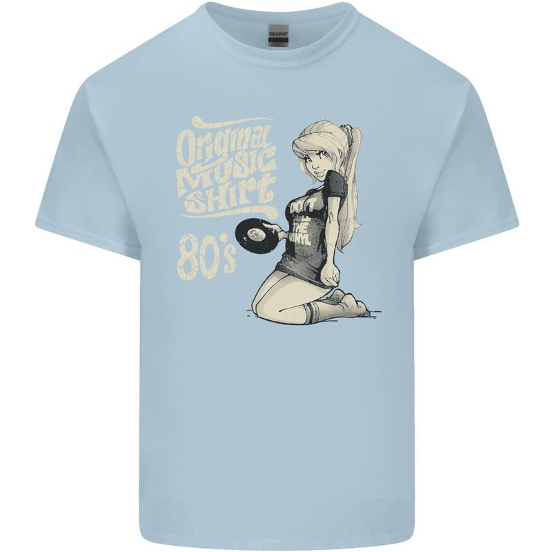 Original Music Shirt DJ Vinyl Turntable Kids T-Shirt Childrens Light Blue