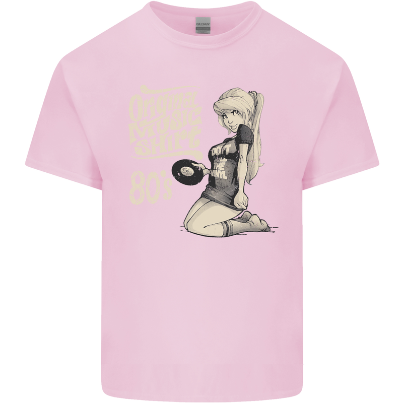 Original Music Shirt DJ Vinyl Turntable Kids T-Shirt Childrens Light Pink
