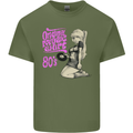 Original Music Shirt DJ Vinyl Turntable Mens Cotton T-Shirt Tee Top Military Green