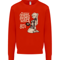 Original Music Shirt DJ Vinyl Turntable Mens Sweatshirt Jumper Bright Red