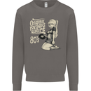 Original Music Shirt DJ Vinyl Turntable Mens Sweatshirt Jumper Charcoal
