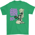 Original Music Shirt DJ Vinyl Turntable Mens T-Shirt Cotton Gildan Irish Green