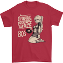 Original Music Shirt DJ Vinyl Turntable Mens T-Shirt Cotton Gildan Red