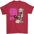 Original Music Shirt DJ Vinyl Turntable Mens T-Shirt Cotton Gildan Red