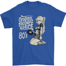 Original Music Shirt DJ Vinyl Turntable Mens T-Shirt Cotton Gildan Royal Blue