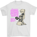 Original Music Shirt DJ Vinyl Turntable Mens T-Shirt Cotton Gildan White