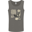 Original Music Shirt DJ Vinyl Turntable Mens Vest Tank Top Charcoal