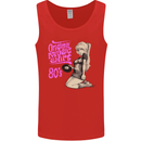 Original Music Shirt DJ Vinyl Turntable Mens Vest Tank Top Red