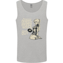 Original Music Shirt DJ Vinyl Turntable Mens Vest Tank Top Sports Grey