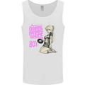 Original Music Shirt DJ Vinyl Turntable Mens Vest Tank Top White