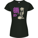 Original Music Shirt DJ Vinyl Turntable Womens Petite Cut T-Shirt Black