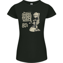 Original Music Shirt DJ Vinyl Turntable Womens Petite Cut T-Shirt Black