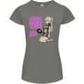 Original Music Shirt DJ Vinyl Turntable Womens Petite Cut T-Shirt Charcoal