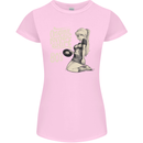 Original Music Shirt DJ Vinyl Turntable Womens Petite Cut T-Shirt Light Pink
