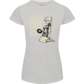 Original Music Shirt DJ Vinyl Turntable Womens Petite Cut T-Shirt Sports Grey