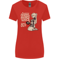 Original Music Shirt DJ Vinyl Turntable Womens Wider Cut T-Shirt Red
