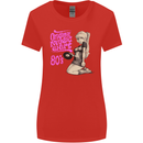 Original Music Shirt DJ Vinyl Turntable Womens Wider Cut T-Shirt Red