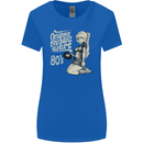 Original Music Shirt DJ Vinyl Turntable Womens Wider Cut T-Shirt Royal Blue