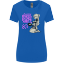 Original Music Shirt DJ Vinyl Turntable Womens Wider Cut T-Shirt Royal Blue