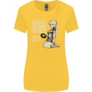 Original Music Shirt DJ Vinyl Turntable Womens Wider Cut T-Shirt Yellow