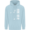 Original Rude Boy 2Tone 2 Tone SKA Childrens Kids Hoodie Light Blue