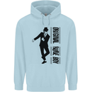 Original Rude Boy 2Tone 2 Tone SKA Childrens Kids Hoodie Light Blue