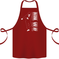 Original Rude Boy 2Tone 2 Tone SKA Cotton Apron 100% Organic Maroon