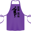 Original Rude Boy 2Tone 2 Tone SKA Cotton Apron 100% Organic Purple